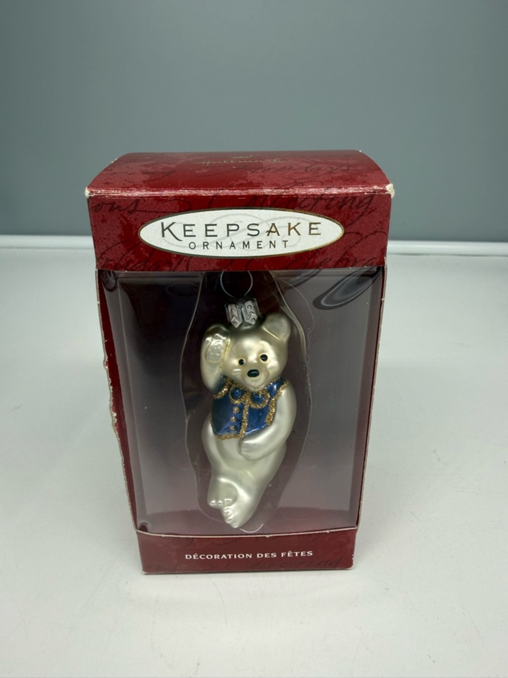 HALLMARK Keepsake Ornament Li’l Teddy Bear 2000 collectible
